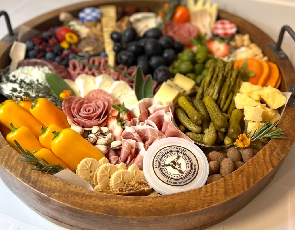 Large Charcuterie on Wooden Board